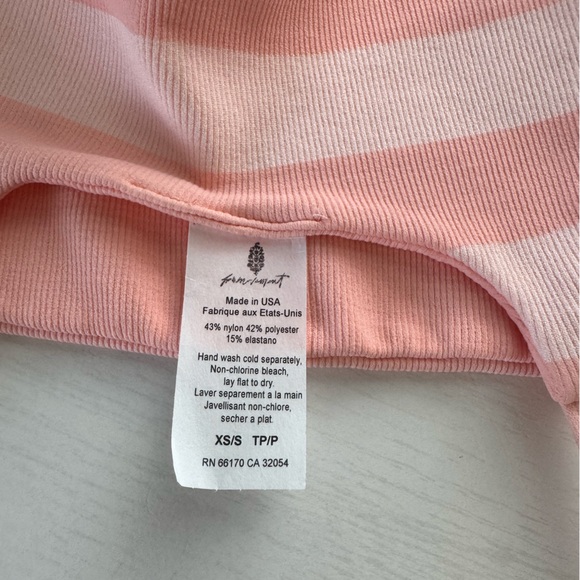 FP Movement Pink Striped Tank Top - Picture 3 of 3